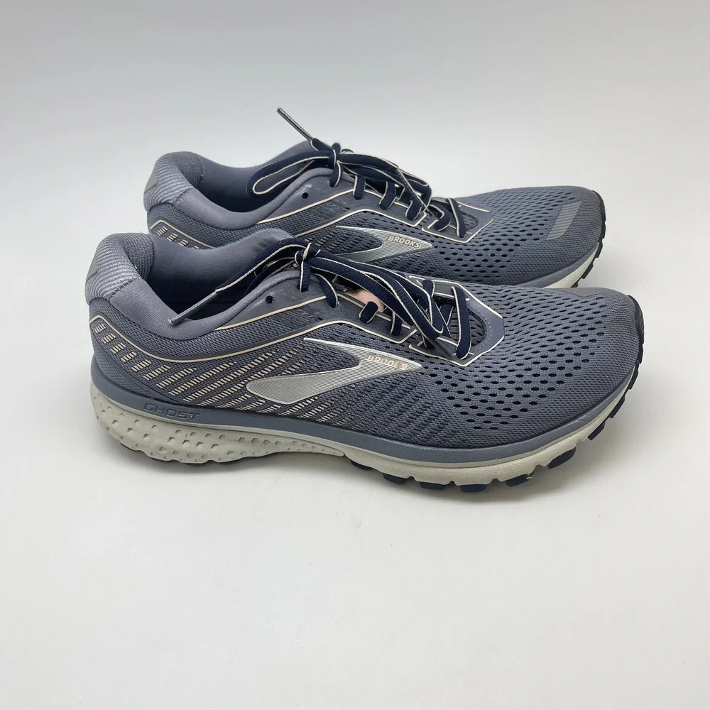 Brooks Sneakers Womens 9 B Ghost 12 1203051B086‎ Gray Running Athletic Shoes - Picture 3 of 13
